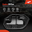 APOP378 Lower Engine Oil Pan with Drain Plug