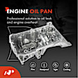 APOP397 Engine Oil Pan with Drain Plug