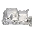 APOP600PG Engine Oil Pan with Drain Plug Aluminum Silver