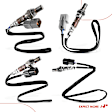 4-Pc Oxygen Sensor, Upstream & Downstream, 4-Pin, A-Premium APOS0167