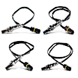 4-Pc Oxygen Sensor, Upstream & Downstream, 4-Pin, A-Premium APOS0170