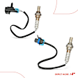 2-Pc Oxygen Sensor, Upstream & Downstream, 4-Pin, A-Premium APOS0398