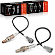 APOS0859 2 Pcs Upstream & Downstream O2 Oxygen Sensor