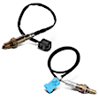 APOS0881 2 Pcs Upstream & Downstream O2 Oxygen Sensor