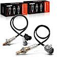 APOS0897 2 Pcs Upstream & Downstream O2 Oxygen Sensor