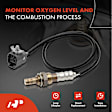APOS0897 2 Pcs Upstream & Downstream O2 Oxygen Sensor
