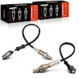 APOS0913 2 Pcs Upstream & Downstream O2 Oxygen Sensor