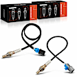 APOS0936 2 Pcs Upstream & Downstream O2 Oxygen Sensor