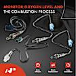 APOS0943 4 Pcs Upstream & Downstream O2 Oxygen Sensor