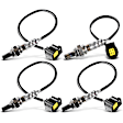 APOS0991 4 Pcs Upstream & Downstream O2 Oxygen Sensor