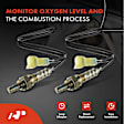 APOS0998 2 Pcs Downstream O2 Oxygen Sensor