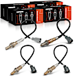 APOS1111 4 Pcs Upstream & Downstream O2 Oxygen Sensor