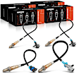 APOS1115 4 Pcs Upstream & Downstream O2 Oxygen Sensor
