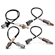 APOS1118 4 Pcs Upstream & Downstream O2 Oxygen Sensor