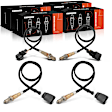 APOS1126 4 Pcs Upstream & Downstream O2 Oxygen Sensor
