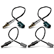 APOS1142 4 Pcs Upstream & Downstream O2 Oxygen Sensor