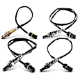 APOS1147 4 Pcs Upstream & Downstream O2 Oxygen Sensor