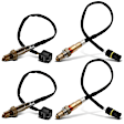 APOS1150 4 Pcs Upstream & Downstream O2 Oxygen Sensor