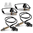 APOS1163 4 Pcs Upstream & Downstream O2 Oxygen Sensor