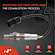 APOS1212 4 Pcs Upstream & Downstream O2 Oxygen Sensor