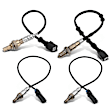 APOS1227 4 Pcs Upstream & Downstream O2 Oxygen Sensor