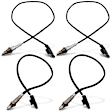 APOS1281 4 Pcs Upstream & Downstream O2 Oxygen Sensor