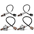 APOS1297 4 Pcs Upstream & Downstream O2 Oxygen Sensor