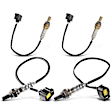 APOS1434 4 Pcs Upstream & Downstream O2 Oxygen Sensor