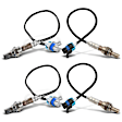 APOS1724 4 Pcs Upstream & Downstream O2 Oxygen Sensor