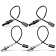 APOS1826 4 Pcs Upstream & Downstream O2 Oxygen Sensor