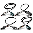 APOS1829 4 Pcs Upstream & Downstream O2 Oxygen Sensor