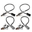 APOS1888 4 Pcs Upstream & Downstream O2 Oxygen Sensor