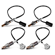 APOS1890 4 Pcs Upstream & Downstream O2 Oxygen Sensor