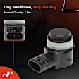 APPAS044 4 Pcs Front Outer Parking Assist Sensor