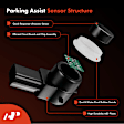 APPAS140 4 Pcs Parking Assist Sensor