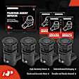 APPAS197 4 Pcs Front & Rear Parking Assist Sensor