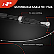 APPBC1396 2 Pcs Parking Brake Cable