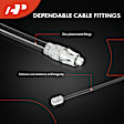 APPBC1524 Front Parking Brake Cable