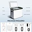 APPCF001 47 Quarts Portable Car Fridge Cooler Refrigerator Freezer Truck Travel Camping Outdoor Use