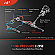 APPSH050 Power Steering Pressure & Return Line Hose Assembly