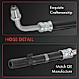 APPSH3075 Gear To Reservoir Power Steering Pressure Hose