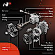 APPSP0898 Power Steering Pump 1.8L, 4Cyl With Pulley, Without Reservoir