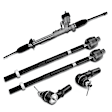APPSR407 5 Pcs Rack and Pinion & Tie Rod End Kit