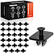 APRCF011 30 Pcs Nylon Bumper Mounting Spoiler Rivet Retainer Clip Fasteners