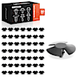APRCF047 50 Pcs 8mm Nylon Hood Insulation Retainer Clips