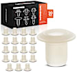 1986 BMW 535i - Clips & Fasteners, These Clips Are Only for 6.8mm Diameter Hole, Natural, Nylon, Set of 20
