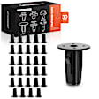 APRCF1009 30 Pcs 9mm x 9mm Rocker Moulding Screw Grommet Clips