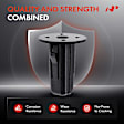 APRCF1009 30 Pcs 9mm x 9mm Rocker Moulding Screw Grommet Clips