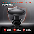 APRCF1097 30 Pcs 5.5mm Single Head Fastener Weatherstrip Retainer