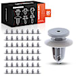 APRCF1140 50 Pcs 9mm Nylon Clips Door Trim Panel Retainer Fasteners